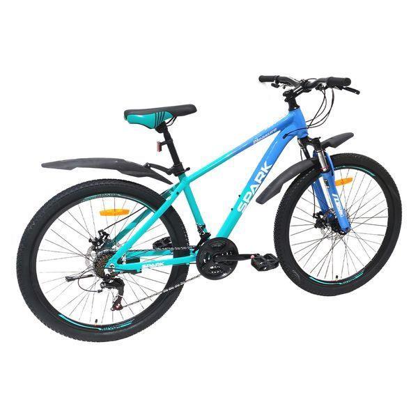 Гірський велосипед SPARK PLEASURE 26" алюмінієва рама 15", 21 швидкість, амортизаційна вилка Бірюзовий 222951 фото