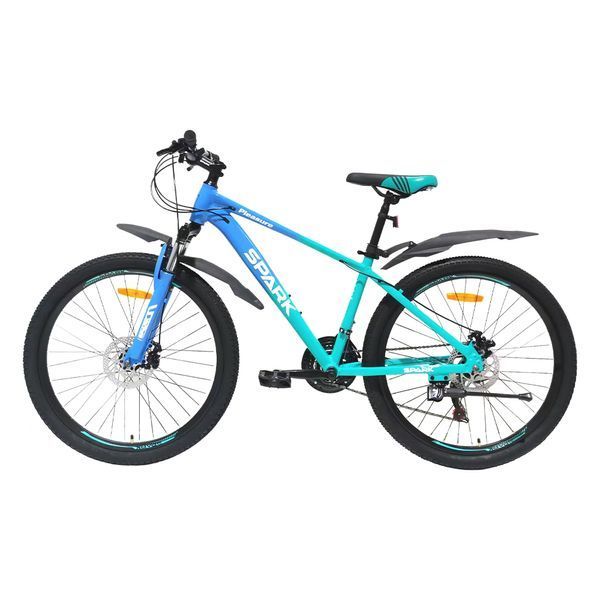 Гірський велосипед SPARK PLEASURE 26" алюмінієва рама 15", 21 швидкість, амортизаційна вилка Бірюзовий 222951 фото