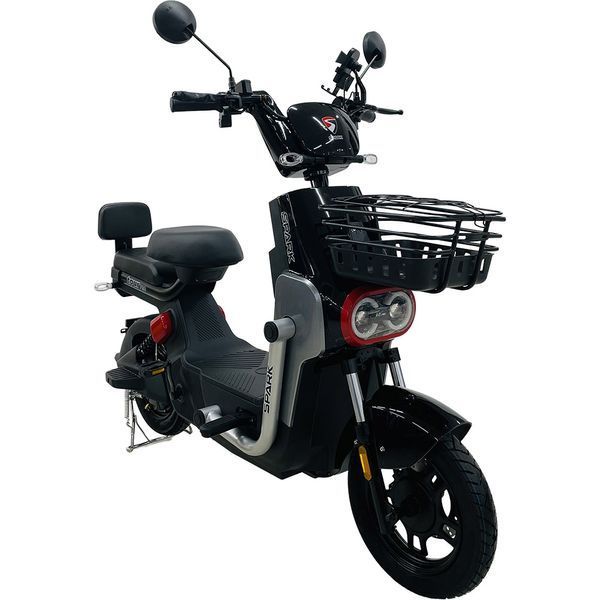 Велосипед з електромотором SPARK TOUR PRO 10", 1000W, 60V 25Ah, швидкість до 50 км/год, чорний із сірим 247722 фото