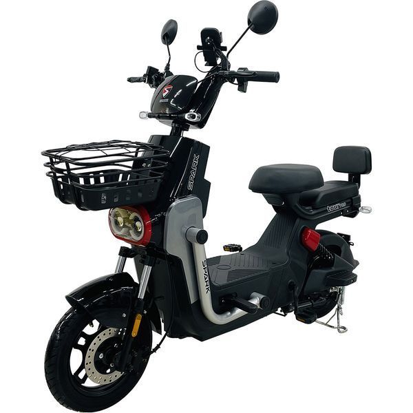 Велосипед з електромотором SPARK TOUR PRO 10", 1000W, 60V 25Ah, швидкість до 50 км/год, чорний із сірим 247722 фото
