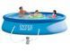 Басейн надувний Intex Easy Set 396&times;84 см 28142 з фільтр-насосом 2006 л/год, 7290 л, синій 28142  фото 9