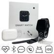 Комплект Smart Watch T55 Air Pro 2 Смарт-годинник та бездротові навушники, Bluetooth 5.0, Моніторинг здоров'я, Android/iOS, Чорний