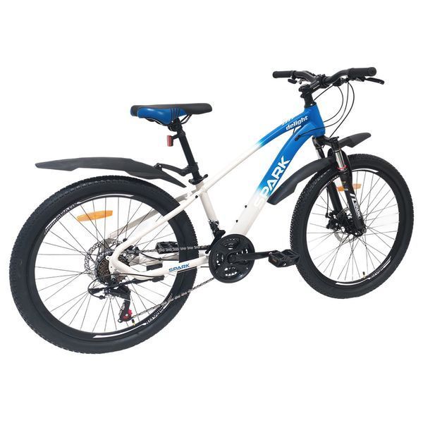 Гірський велосипед SPARK DELIGHT 24" алюмінієва рама 12", 21 швидкість, амортизаційна вилка, дискові гальма, білий 218770 фото