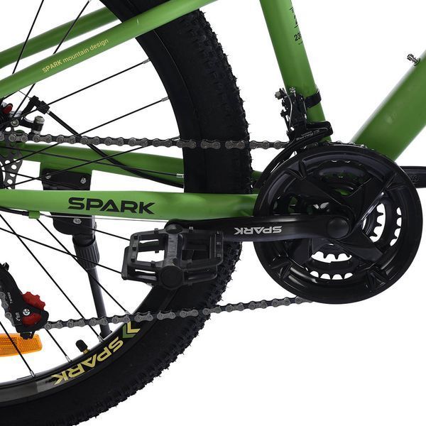 Гірський велосипед SPARK EMBER 26", сталева рама 15", 21 швидкість, салатовий 239240 фото