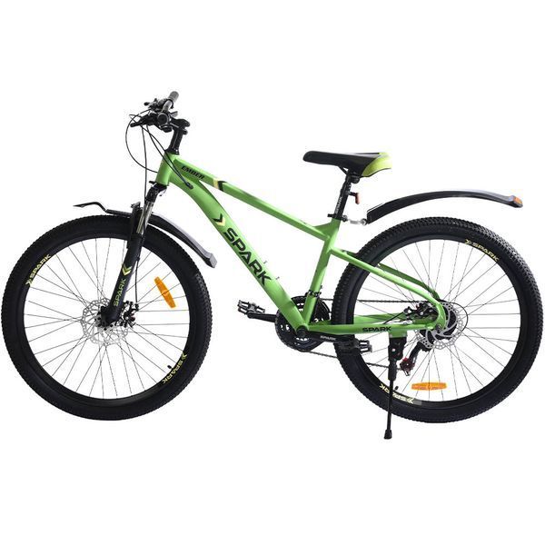 Гірський велосипед SPARK EMBER 26", сталева рама 15", 21 швидкість, салатовий 239240 фото