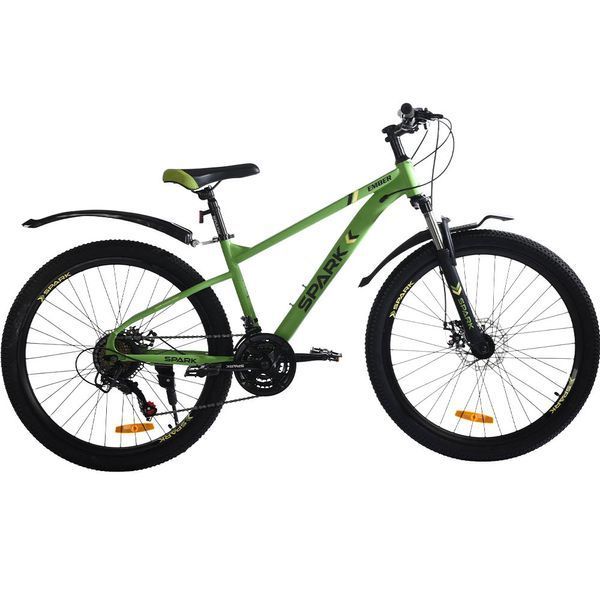 Гірський велосипед SPARK EMBER 26", сталева рама 15", 21 швидкість, салатовий 239240 фото