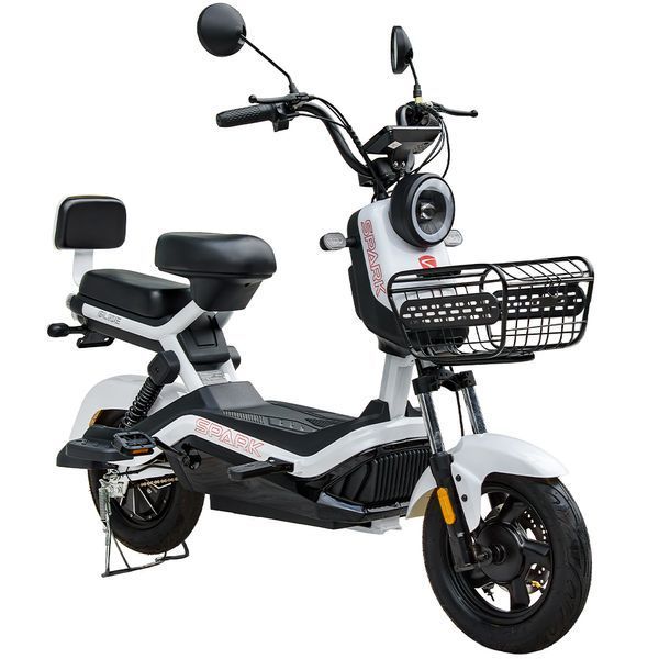 Велосипед з електромотором SPARK GLIDE 14", 60V 500W 20Ah, швидкість до 45 км/год, білий 227063 фото