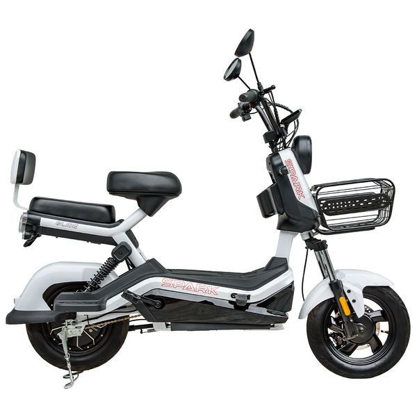 Велосипед з електромотором SPARK GLIDE 14", 60V 500W 20Ah, швидкість до 45 км/год, білий 227063 фото