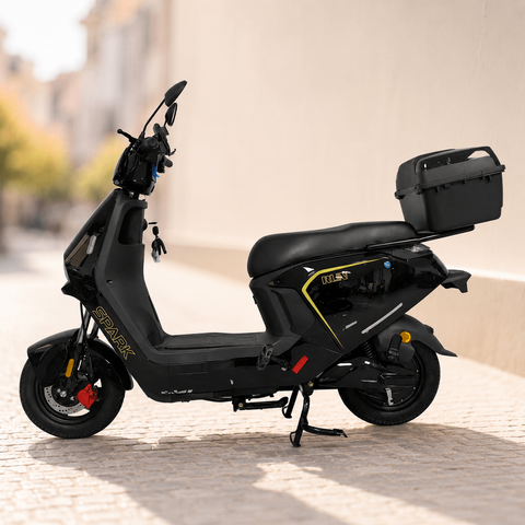 Велосипед з електромотором SPARK RUN 14", 1000W, 60V 25Ah, швидкість до 50 км/год, чорний 248011 фото