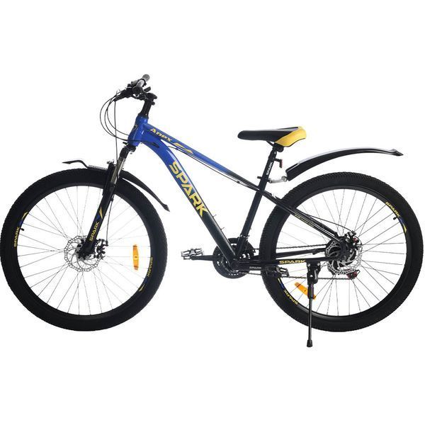 Гірський велосипед SPARK APEX 27,5", сталева рама 15", 21 швидкість, синій з чорним 239246 фото
