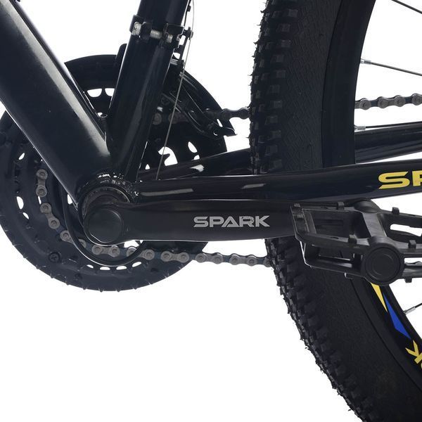 Гірський велосипед SPARK APEX 27,5", сталева рама 15", 21 швидкість, синій з чорним 239246 фото