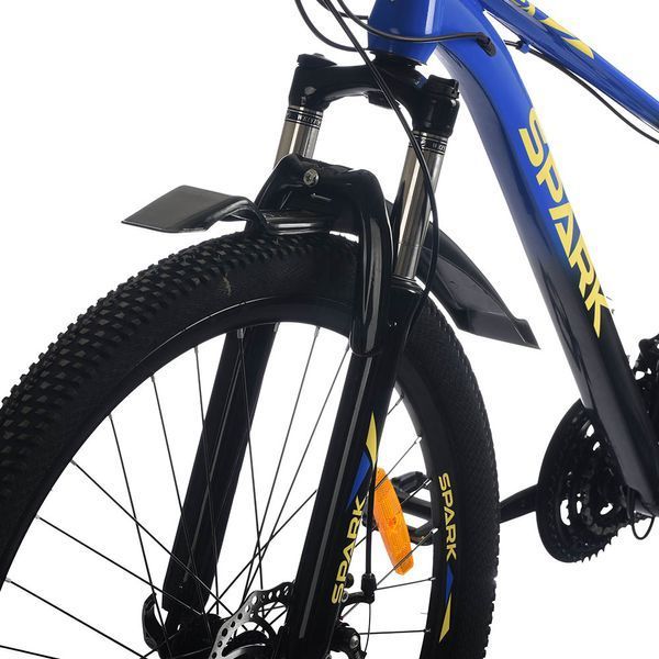Гірський велосипед SPARK APEX 27,5", сталева рама 15", 21 швидкість, синій з чорним 239246 фото