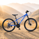 Гірський велосипед CrossBike ULTRA 24", алюмінієва рама 12", 21 швидкість, синій-білий 24СTA-006188 фото 1