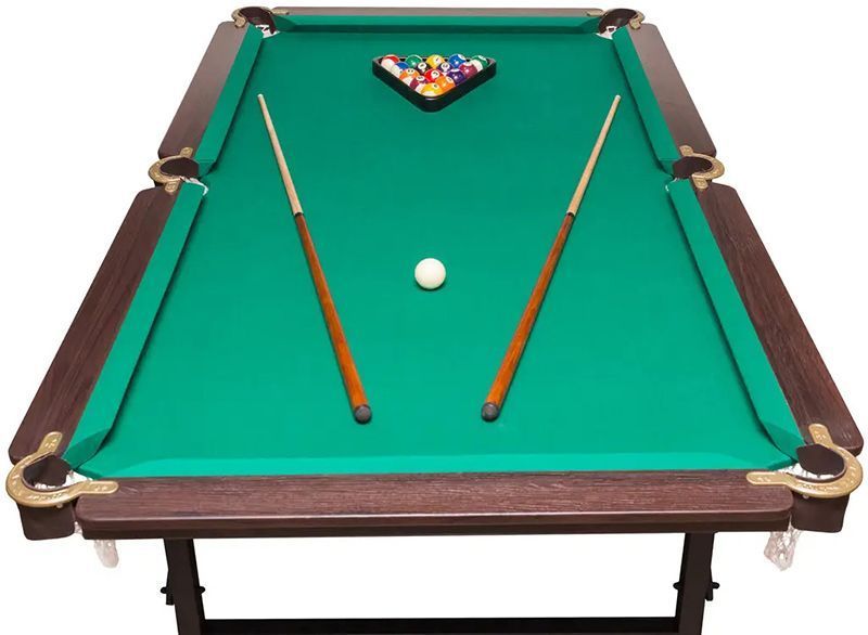 Більярдний стіл Goodwin 8Ft для пулу, зелене сукно, складаний, комплект аксесуарів 2346 фото