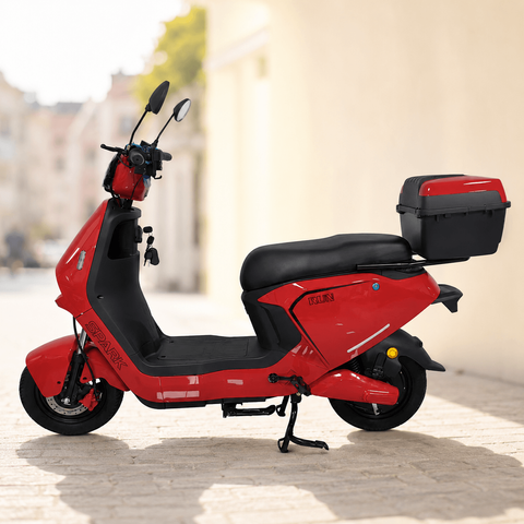 Велосипед з електромотором SPARK RUN 14", 1000W, 60V 25Ah, швидкість до 50 км/год, червоний 248013 фото