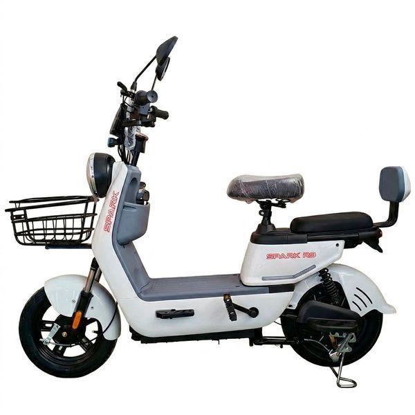 Електровелосипед SPARK R9 14", 800W/60V/20Ah, швидкість до 40 км/год, білий 247918 фото