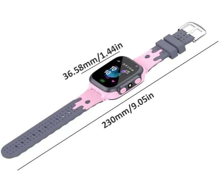 Дитячий смарт-годинник Smart Watch Q16 з GPS з SIM-картою, прослуховуванням, камерою для дзвінків Рожевий SW059 фото