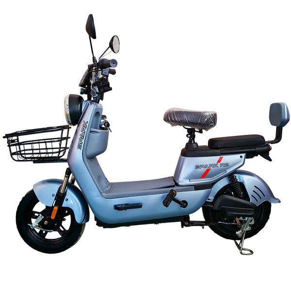 Електровелосипед SPARK R9 14", 800W/60V/20Ah, швидкість до 40 км/год, сірий 247919 фото