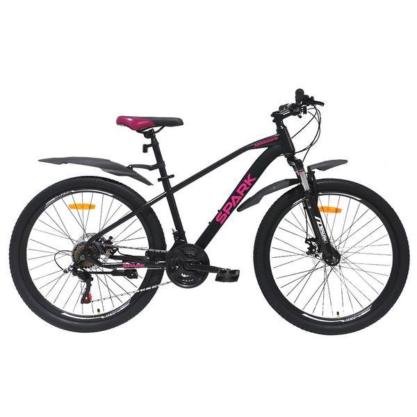 Гірський велосипед SPARK SANDSTORM 26" сталева рама 15", 21 швидкість, дискові гальма Чорний 222997 фото