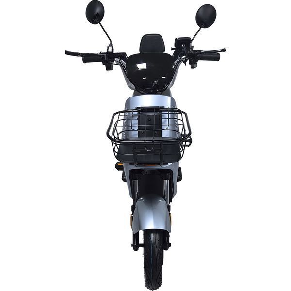 Велосипед з електромотором SPARK FREE 14", 60V 1000W 25Ah, швидкість до 45 км/год, сріблястий 249186F фото