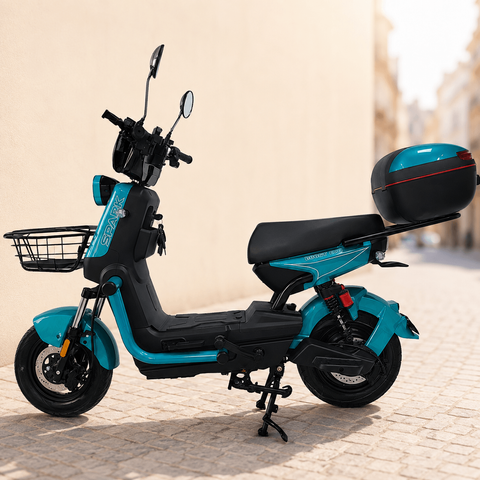 Електровелосипед SPARK BOOST EVO 14", 1200W/72V/20Ah, швидкість до 50 км/год, бірюзовий 251389 фото