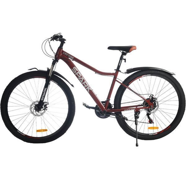 Гірський велосипед SPARK VECTOR 29", сталева рама 17", 21 швидкість, коричневий 239249 фото