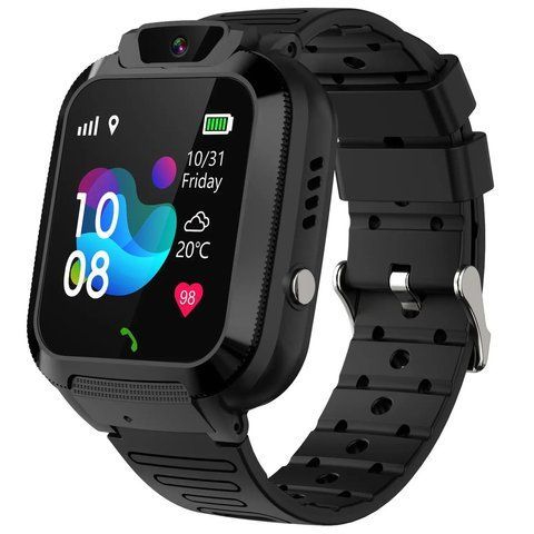 Дитячий смарт-годинник Smart Watch Q20 з GPS, SIM-картою, прослуховуванням та камерою для дзвінків Чорний SW135 фото