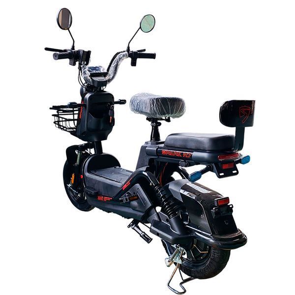 Електровелосипед SPARK R7 14", 800W/60V/25Ah, швидкість до 40 км/год, чорний 247909 фото
