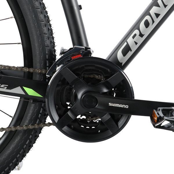 Гірський велосипед Cronus Warrior 29", алюмінієва рама 21", 24 швидкості, чорний-салатовий 29CRN-003428 фото