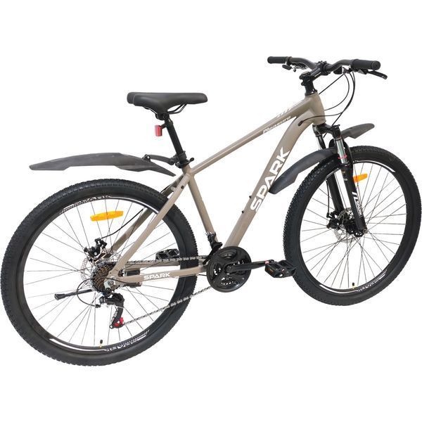 Гірський велосипед SPARK PLEASURE 27,5" 21 швидкість, алюмінієва рама 17" амортизаційна вилка, Коричневий 222958 фото
