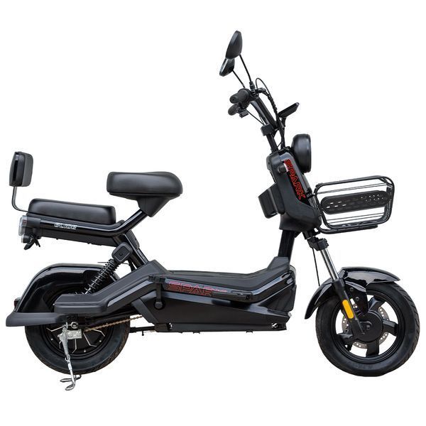 Велосипед з електромотором SPARK GLIDE 14", 60V 500W 20Ah, швидкість до 45 км/год, чорний 227062 фото