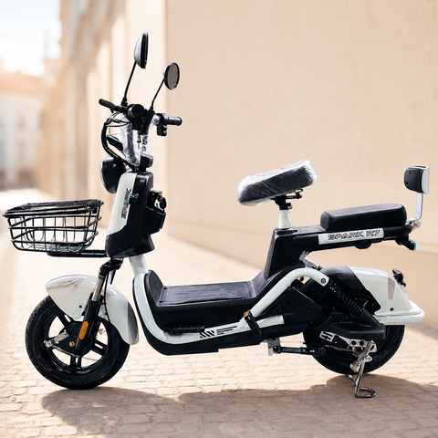 Електровелосипед SPARK R7 14", 800W/60V/25Ah, швидкість до 40 км/год, білий 247910 фото