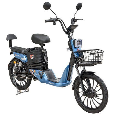 Електровелосипед SPARK RIDER PRO 14" 48V/650W/20Ah швидкість до 40 км/г Синій 231083 фото