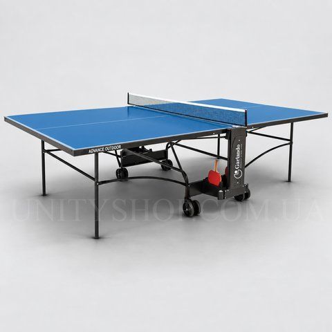 Тенісний стіл Garlando Advance Outdoor всепогодний складаний 274&times;152,5&times;76 см синій 929789 фото