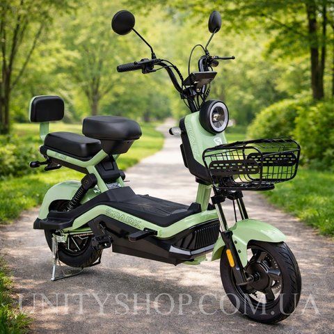 Велосипед з електромотором SPARK GLIDE 14", 60V 500W 20Ah, швидкість до 45 км/год, зелений 227065 фото