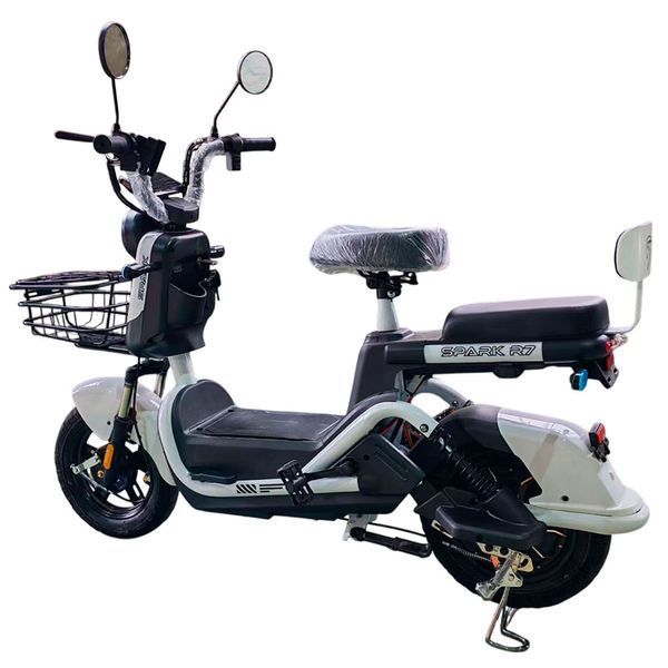 Електровелосипед SPARK R7 14", 800W/60V/25Ah, швидкість до 40 км/год, білий 247910 фото