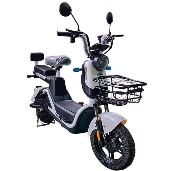 Електровелосипед SPARK R7 14", 800W/60V/25Ah, швидкість до 40 км/год, білий 247910 фото