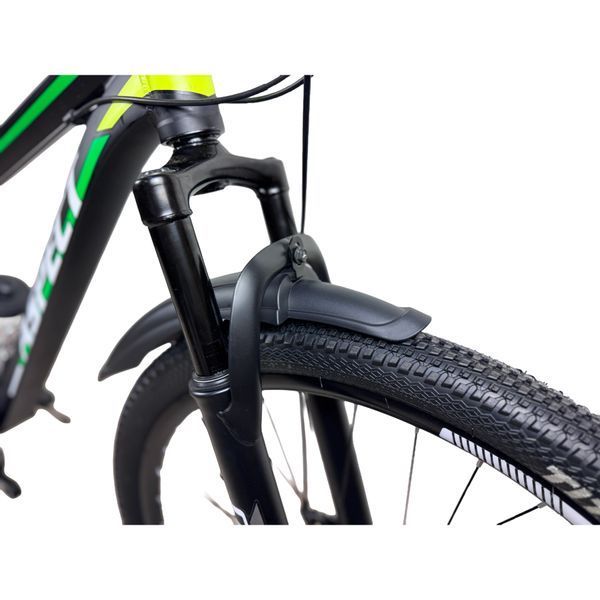 Гірський велосипед CrossBike Aspect 27.5", алюмінієва рама 15", 21 швидкість, чорно-зелений 27СTA-006487 фото