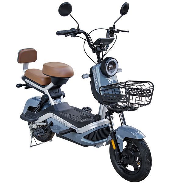 Велосипед з електромотором SPARK GLIDE 14", 60V 500W 20Ah, швидкість до 45 км/год, зелена шавлія 227064 фото