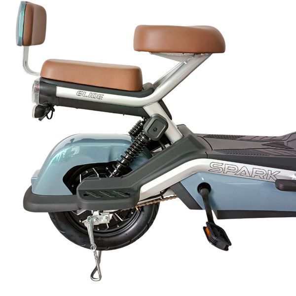 Велосипед з електромотором SPARK GLIDE 14", 60V 500W 20Ah, швидкість до 45 км/год, зелена шавлія 227064 фото