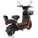 Електровелосипед SPARK TOUR 14" 60V/500W/20Ah, максимальна швидкість 45 км/год, подвійна амортизація, Чорний з помаранчевим 227069 фото 6