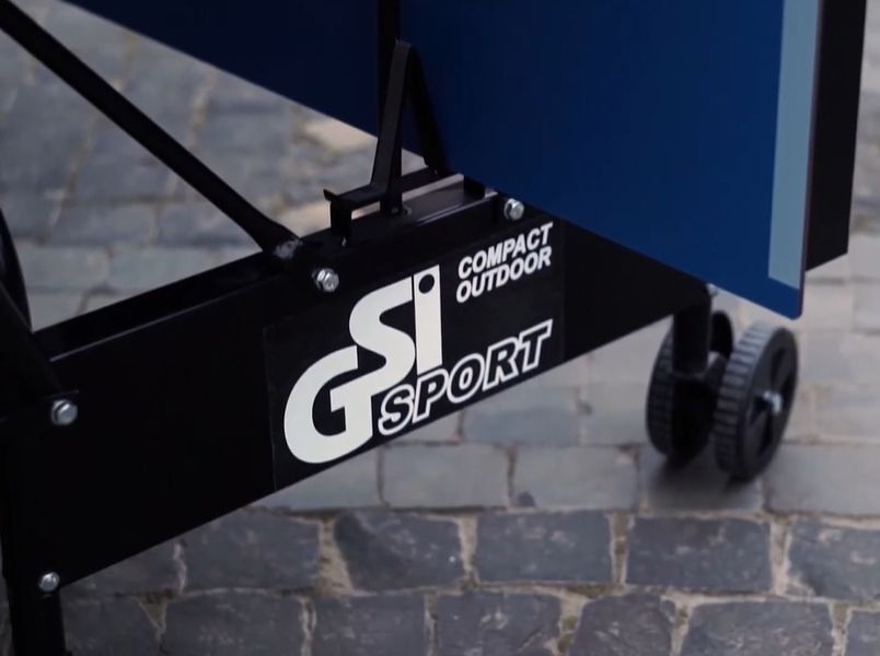 Тенісний стіл всепогодний GSI-sport Compact Outdoor Alu Line для вулиці Синій Gt-4 фото