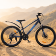 Гірський велосипед SPARK AERO 24", алюмінієва рама 12", 21 швидкість, темно-синій