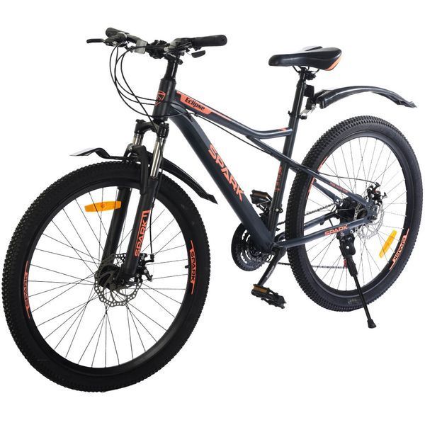 Гірський велосипед SPARK ECLIPSE 26", сталева рама 15", 21 швидкість, чорний 239236 фото