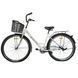 Міський велосипед SPARK CITY LIRA 28", сталева рама 18", 1 швидкість, багажник, кошик, молочний 240042 фото 3