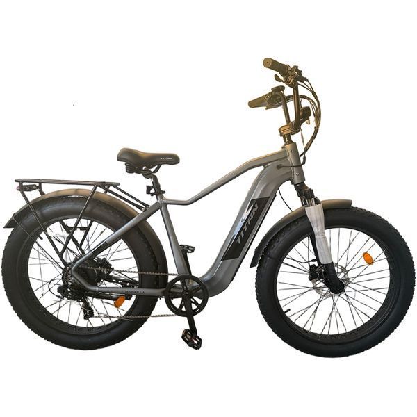 Електровелосипед Titan E-TITAN Aventure 26" 750W/48V/15Ah, рама 19", до 50 км/год, Сірий металік 26,4ETJA-005659  фото