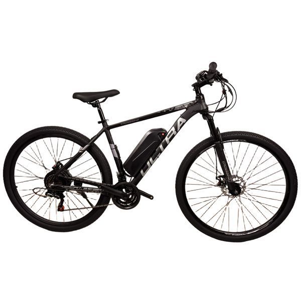 Електровелосипед CrossBike Ultra 29" 500W/48V/13Ah, рама 19" до 45 км/год, Чорно-сріблястий 00-00006264 фото