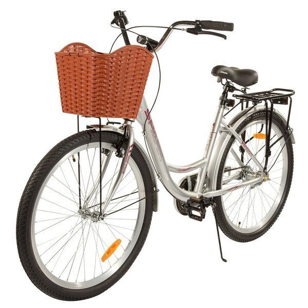 Міський велосипед Spark PLANET-3 VENERA 26" алюмінієва рама 17" 3 швидкості Shimano Nexus, багажник і кошик, передній ліхтар 203636 фото