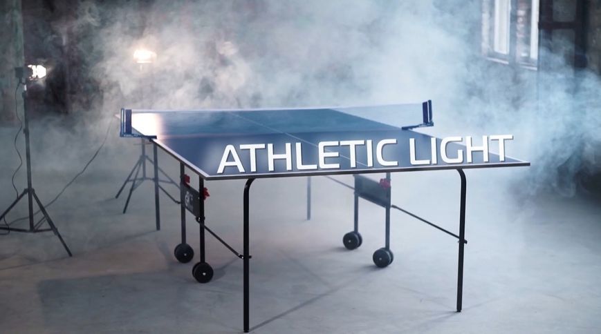 Тенісний стіл GSI Sport Athletic Light Gk-2 для приміщень складаний Синій Gk-2 фото