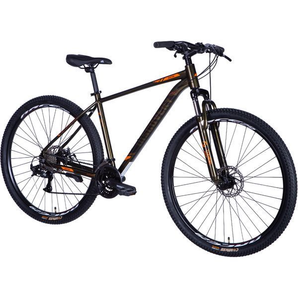 Гірський велосипед Discovery BASTION 29", алюмінієва рама 19", 24 швидкості, дискові гальма, коричневий OPS-DIS-29-203 фото